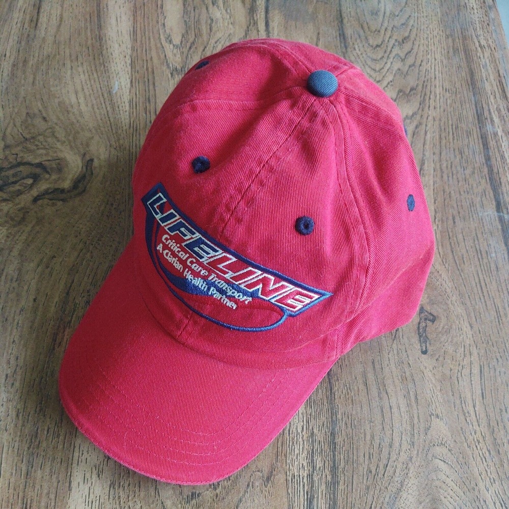 Life Line EMS Hat Critical Care Baseball Dad Cap Adjustable Cotton Strap Clarian